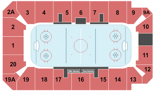 Art Hauser Centre Hockey Seating Chart