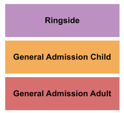 Arthur Ashe Jr. Athletic Center GA Adult/GA Child/Ringside Seating Chart
