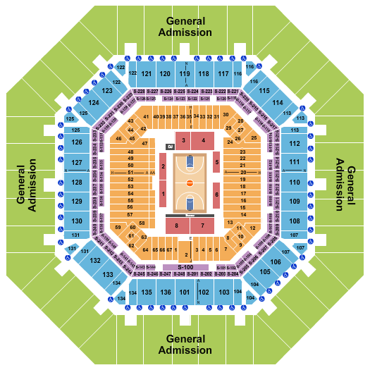 Arthur Ashe Stadium Big3 Basketball Seating Chart