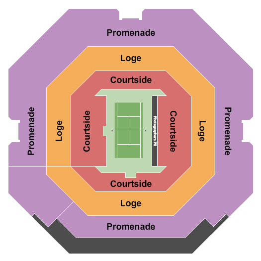 Arthur Ashe Stadium Next Event Seating Chart