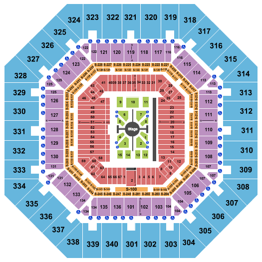 Arthur Ashe Stadium Kevin Spacey Seating Chart