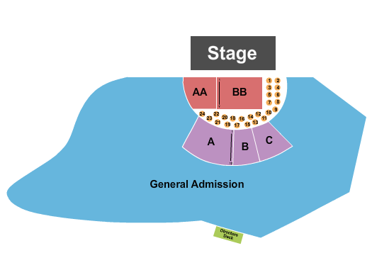 Artpark Amphitheatre Endstage Tables Seating Chart