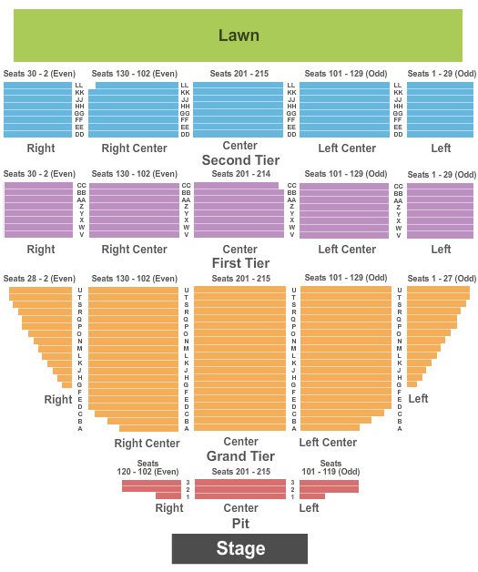 Lilac Bowl Amphitheatre At Riverfront Park Seating Chart