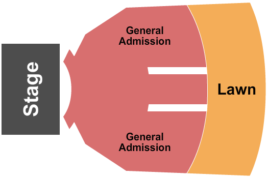 Artpark Mainstage GA/Lawn Seating Chart