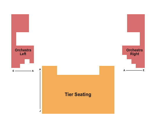 Arvada Center - Black Box Theatre Endstage Seating Chart