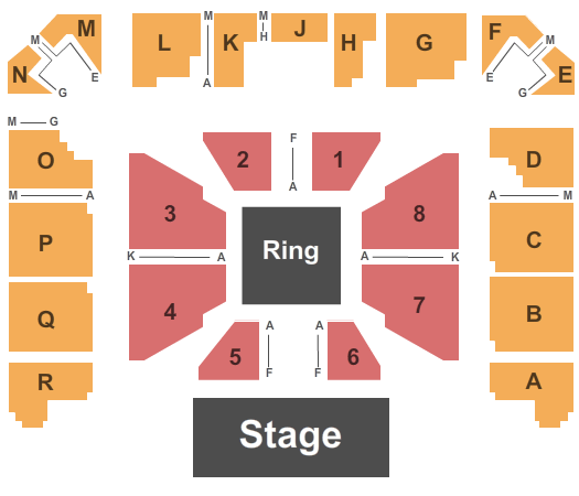 Asbury Park Convention Hall WWE: NXT Seating Chart