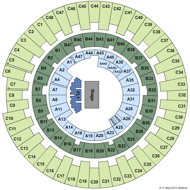 State Farm Center Gabriel Iglesias Seating Chart