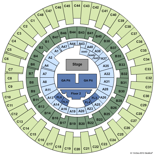 State Farm Center Miranda Lambert Seating Chart