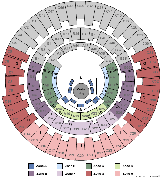 State Farm Center Ringling Brothers Zone Seating Chart