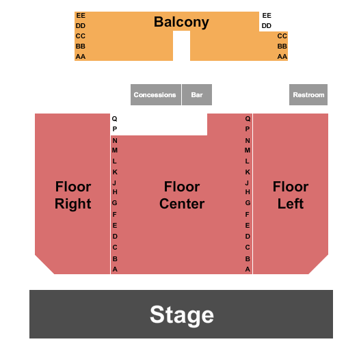 Astra Theatre Endstage Seating Chart