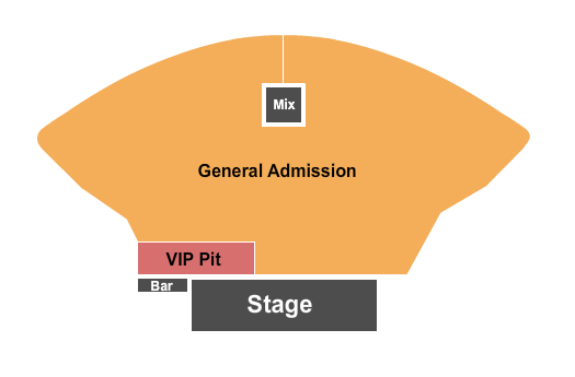 The Astro Amphitheater GA & VIP Pit Seating Chart