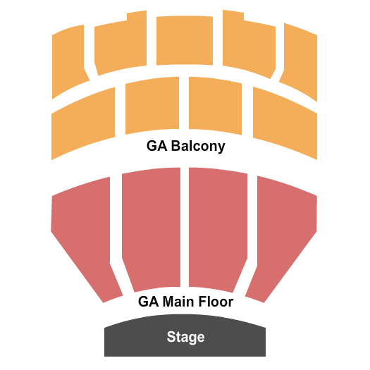 Historic Main Stage at Athenaeum Center - IL Endstage - GA Floor/GA Balc Seating Chart
