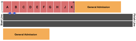 Atlanta Dragway Race Seating Chart