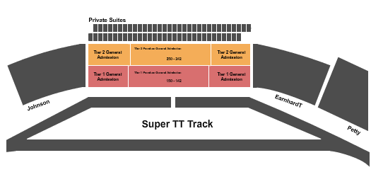 Atlanta Motor Speedway Yamaha Atlanta Super TT Seating Chart