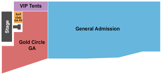 Atlantic City Beach Endstage GA 2 Seating Chart