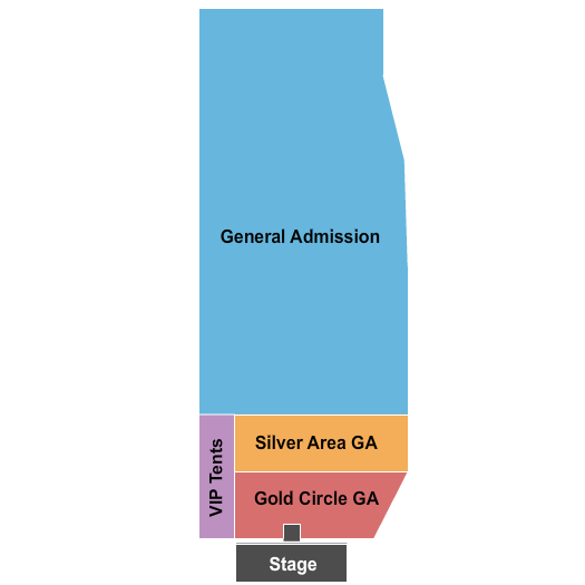 Atlantic City Beach End Stage GA Seating Chart