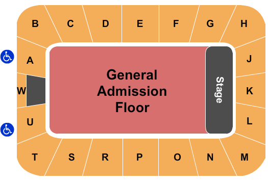 Atlas Arena GA Floor Seating Chart