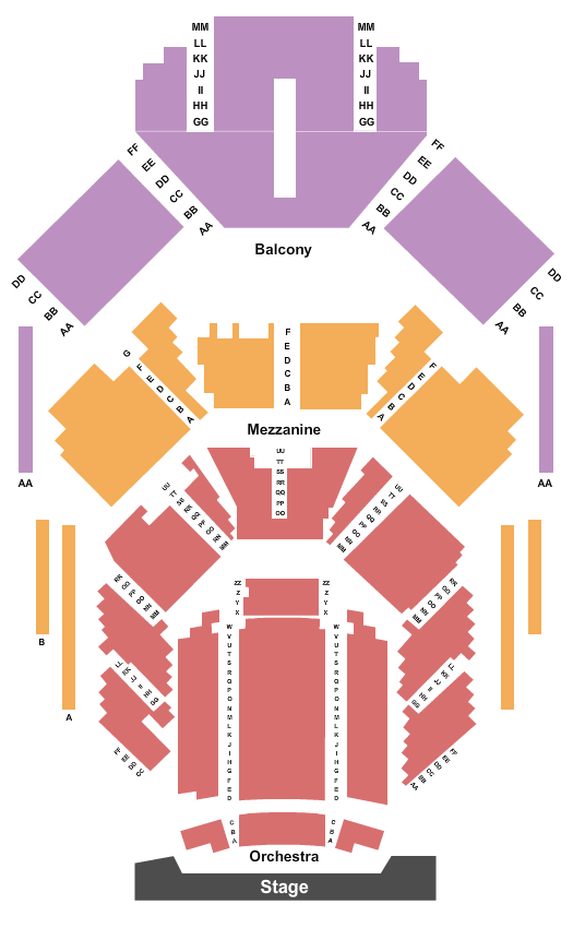 Atwood Concert Hall Seating Chart