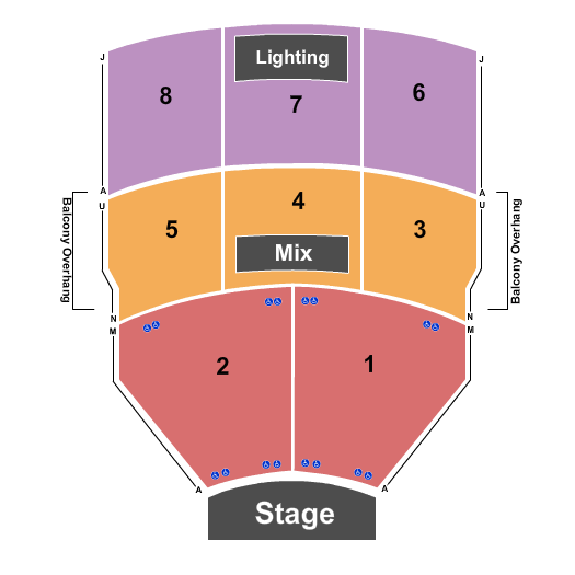 Auburn Performing Arts Center End Stage Seating Chart