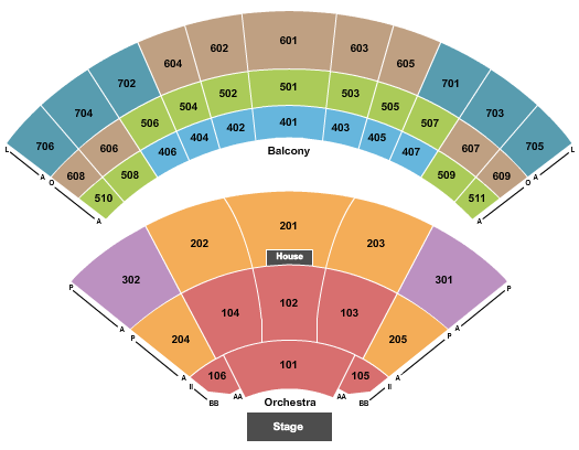 Auditorio Telmex End Stage Seating Chart