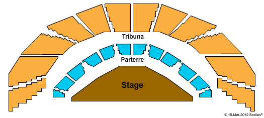 Auditorium Parco Della Musica End Stage Seating Chart