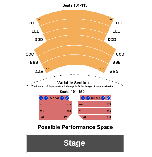 Audrey Skirball Kenis Theater At Geffen Playhouse Seating Map