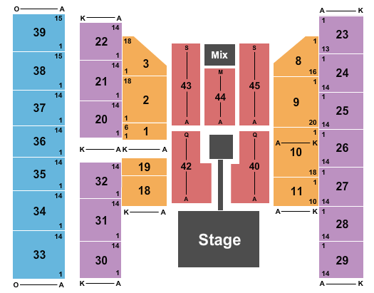 Augusta Civic Center - ME Casting Crowns Seating Chart