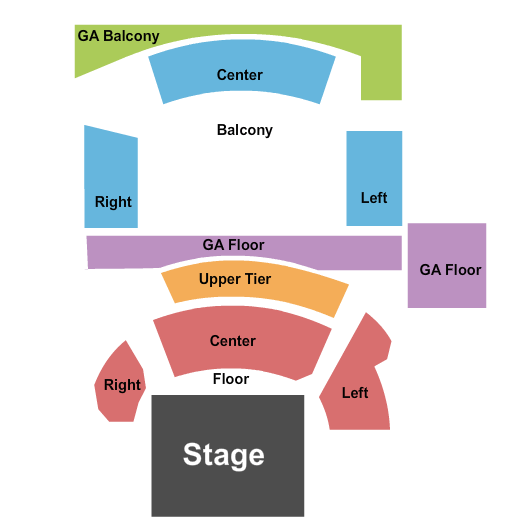 Aura - ME End Stage Seating Chart