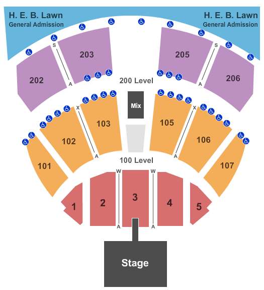 Germania Insurance Amphitheater Def Leppard Seating Chart
