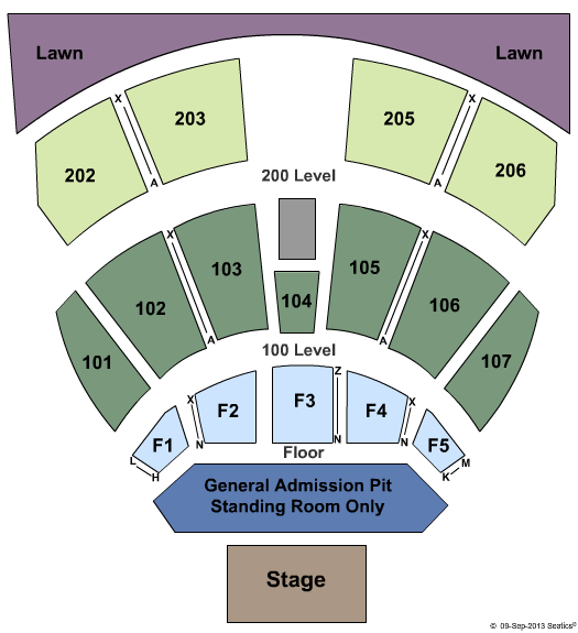 Germania Insurance Amphitheater Maroon 5 Seating Chart