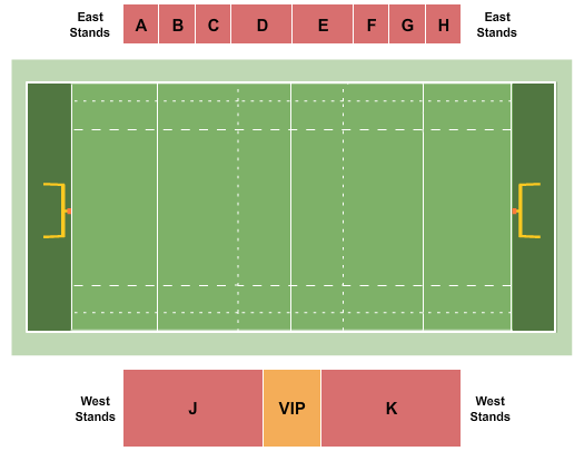 AutoNation Sports Field Rugby Seating Chart