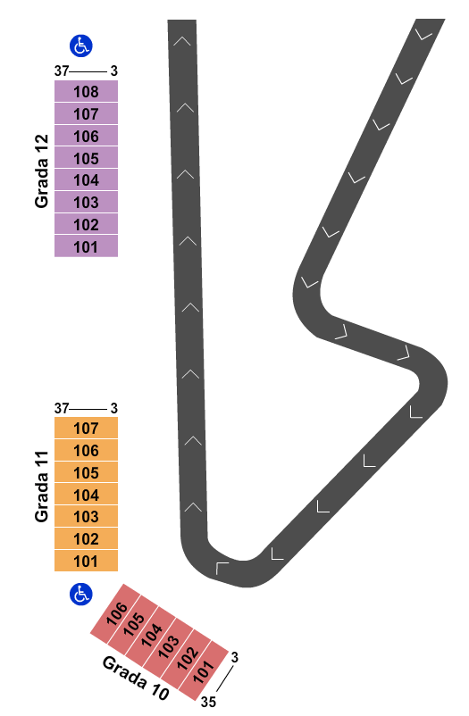 Autodromo Hermanos Rodriguez Racing Seating Chart
