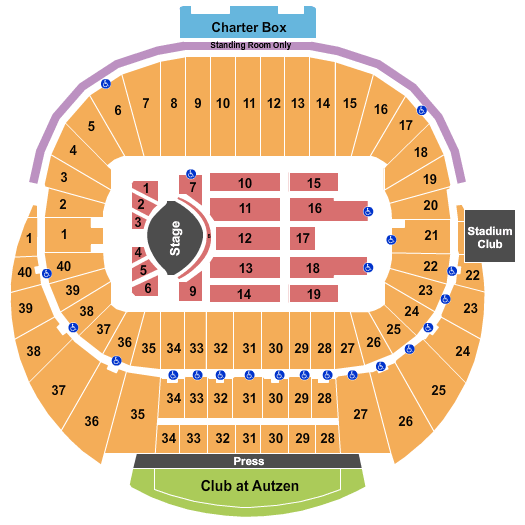 Autzen Stadium Garth Brooks Seating Chart