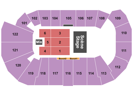 Avenir Centre Our Lady Peace Seating Chart