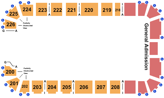 Avi Resort Mojave Crossing & Event Arena Open Floor Seating Chart