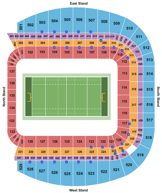 Aviva Stadium Rugby Seating Chart