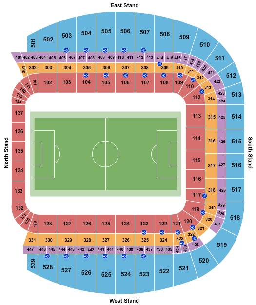 Aviva Stadium Soccer Seating Chart