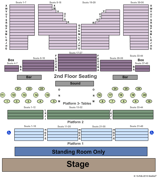 The Aztec Theatre End Stage Seating Chart