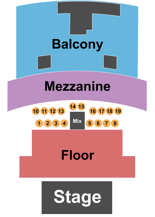The Aztec Theatre Seating Chart - San Antonio