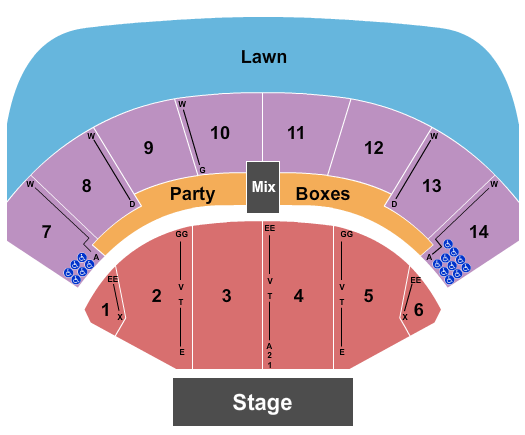 Azura Amphitheater Seating Chart