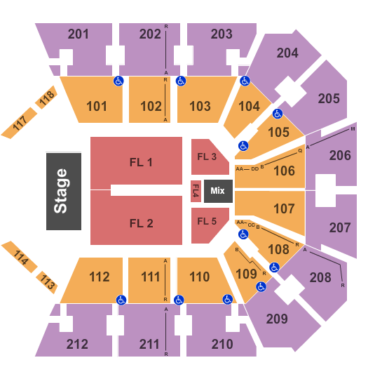 Truist Arena Jeff Dunham Seating Chart