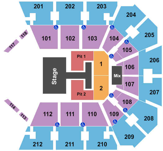 Truist Arena Old Dominion Seating Chart