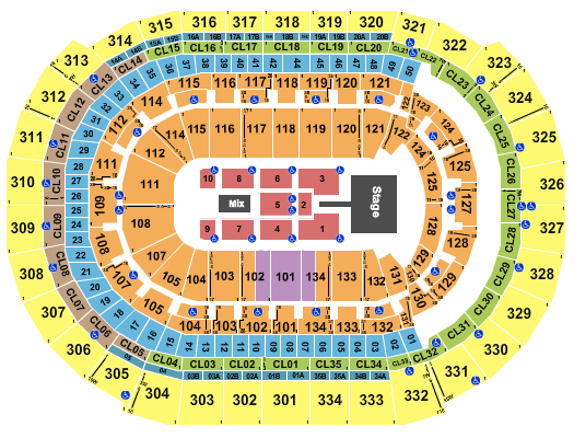 Amerant Bank Arena Journey Seating Chart