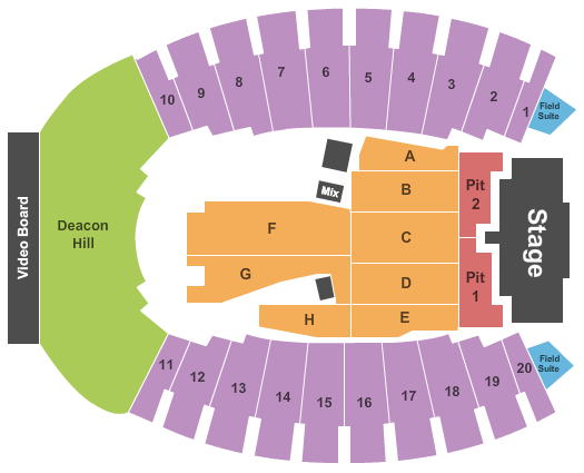 Allegacy Federal Credit Union Stadium Guns N Roses Seating Chart