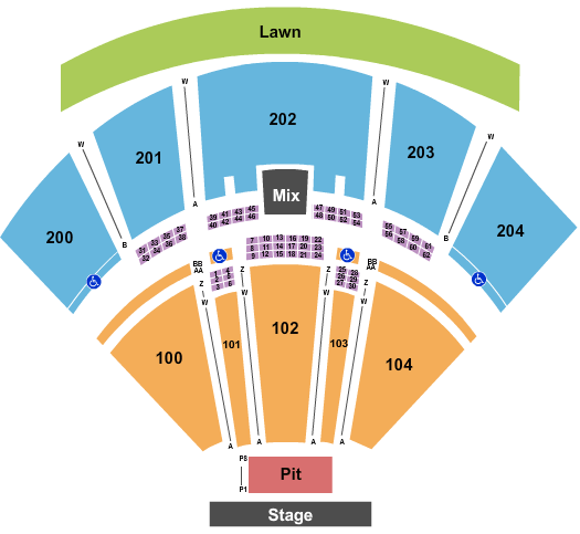 Camden Nj Concert Seating Chart