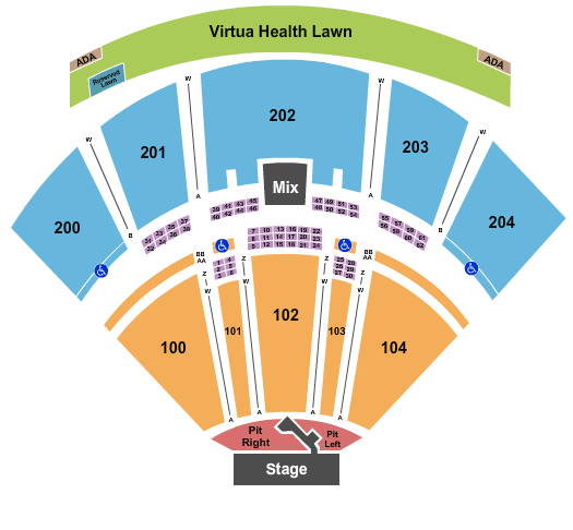 Freedom Mortgage Pavilion Lumineers 2 Seating Chart