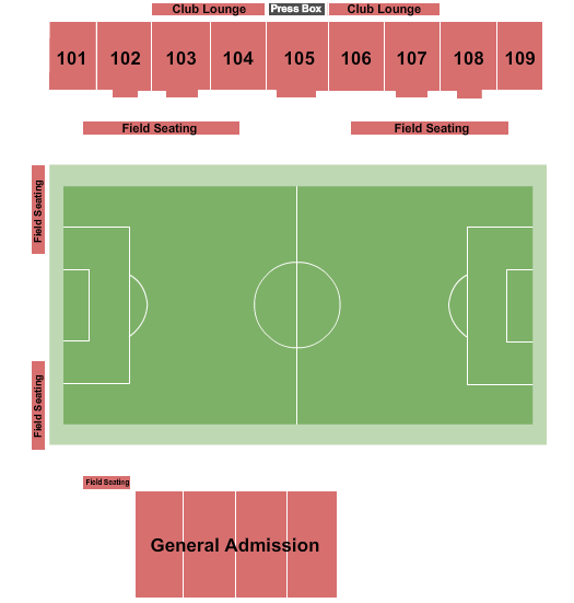 BBVA Compass Field - Birmingham Soccer Seating Chart