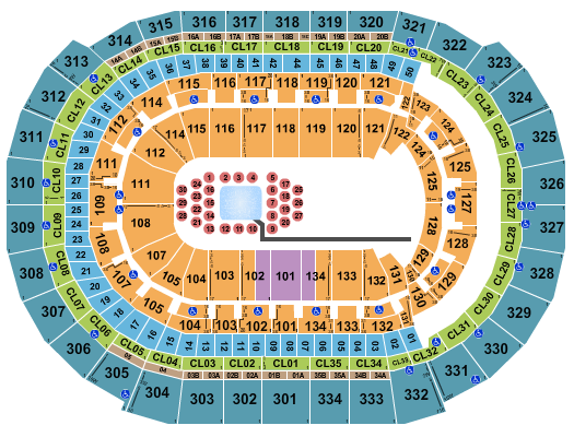 Amerant Bank Arena BKFC Ice Wars Seating Chart