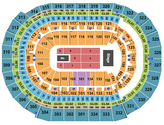 FLA Live Arena seating chart event tickets center