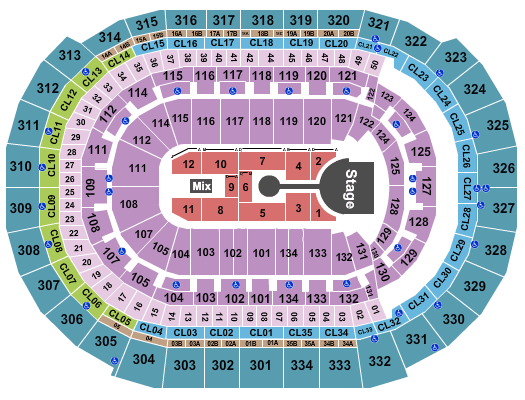 Amerant Bank Arena Casting Crowns Seating Chart